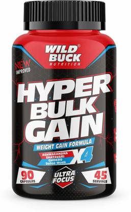 WILD BUCK Hyper Bulk gain To Increase Muscle Size With Improved Muscle Mass Gain Formula
