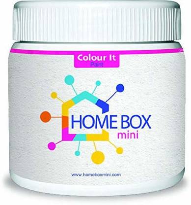HOME BOX mini Colour It White Acrylic Paint Used on Metal, Wood, Concrete & Paper (100 g)