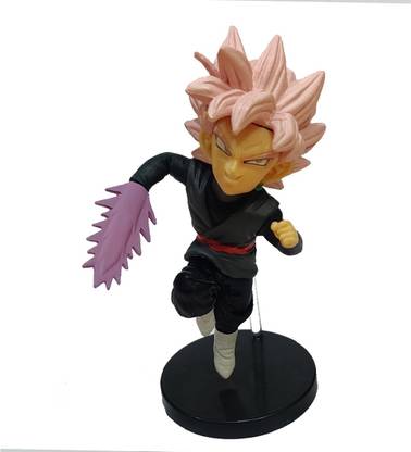 PLA Giftmart Energy Effect Super Saiyan Rose Zamasu Black Goku Q Version Dragon Ball Fighting Action Figure