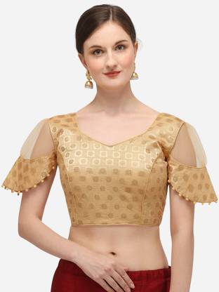 Women Sweetheart Neck Half Sleeve Blouse