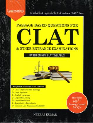PASSAGE BASED QUESTIONS FOR CLAT & OTHER ENTRENCE EXAMINATIONS  - Clat book on new pattern