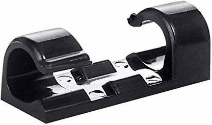 befunky Cable Clips Strong Self-Adhesive Wire Holder Sticky Tidy and Organizer Drop Wire Holder Cord Management for Car Office and Home, Pack of 20 (Black) Cable Protector