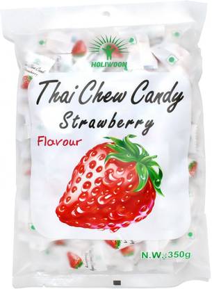 Holiwoon Thai Chew Candy Strawberry Candy