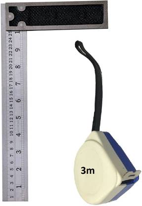 ATOOLS 10 inch 3 Meter Measuring Tape Tri-Square