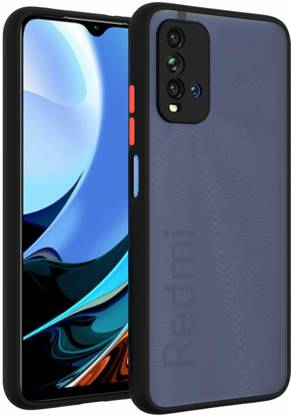 Amzio Back Cover for Redmi 9 Power, (Camera Protection Smoke)