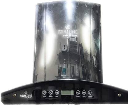 Real Line RL 910 Wall Mounted Black 1 CMH Chimney