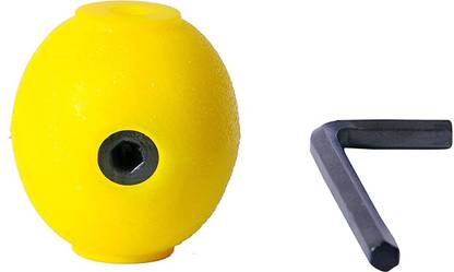 MTU ONLINE STORE Gym Machine Imported Wire Ball with L N Key Bolt (Yellow Colour) Set of 4pcs Multi-training Bar