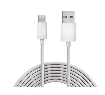 IQ GADGETS Power Sharing Cable 2 m 8 Pin Lightning Premium Kevlar-Nylon Fiber, Fast Charging & Data Sync
