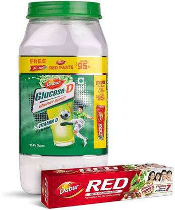 Dabur Glucose-D Energy Boost with Vitamin D (Pack of 2) Energy Drink