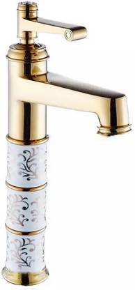 24x7eMall 24x7 eMall Aura Florina Premium Heavy Single Lever Copper Basin Mixer with 2 Braided Connection Pipes (450 mm) 24x7 eMall Aura Florina Premium Heavy Single Lever Copper Basin Mixer with 2 Braided Connection Pipes (450 mm) Pillar Tap Faucet