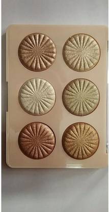 beauty msyaho fashion baked highlighter makeup kit shade no 2 Highlighter