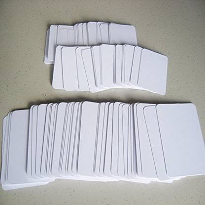 C J Choice Plain PVC ID Cards For Inkjet Printers - (Aadhar Card, College ID, etc) Single Function Color Inkjet Printer