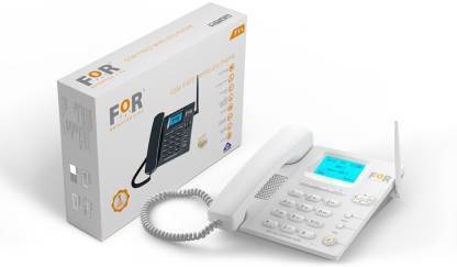 FOR GSM DUAL SIM F1+FIX WIRELESS PHONE,CORDED&CORDLESS white Corded & Cordless Landline Phone with Answering Machine