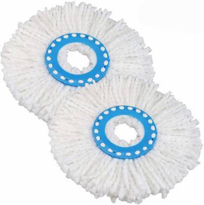 Dragon High Quality Microfiber Spin Mop refill 360 White Refill