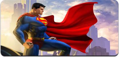 Ryca Live Superman Wallpaper 3D Design High Resolution Desk Pad With Non-Slip Base For Gaming||PC||Laptop||Keyboard Mousepad