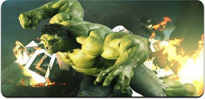 Ryca Hulk Ultra Hd Wallpaper 3D Design High Resolution Desk Pad With Non-Slip Base For Gaming||PC||Laptop||Keyboard Mousepad