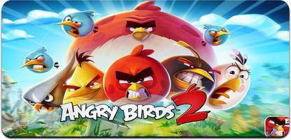 Ryca Angry Bird 2 Movie Wallpaper 3D Design High Resolution Desk Pad With Non-Slip Base For Gaming||PC||Laptop||Keyboard Non Slip Base Mousepad