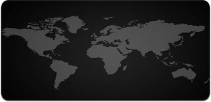 Ryca World Map Hd Wallpaper Design High Resolution Desk Pad With Non-Slip Base For Gaming||PC||Laptop||Keyboard Mousepad