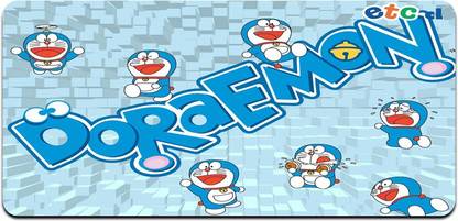 Ryca Cute Doraemon Wallpaper 3D Design High Resolution Desk Pad With Non-Slip Base For Gaming||PC||Laptop||Keyboard Non Slip Base Mousepad