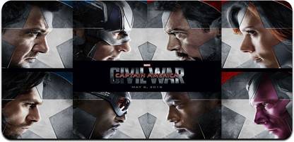 Ryca Desktop Wallpaper Marvel Bucky 3D Design High Resolution Desk Pad With Non-Slip Base For Gaming||PC||Laptop||Keyboard Non Slip Base Mousepad