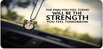 Ryca The Pain You Feel Today will be Strength You Feel Tomorrow-Inspirational Quotes Wallpaper 3D Design High Resolution Desk Pad With Non-Slip Base For Gaming||PC||Laptop||Keyboard Non Slip Base Mousepad