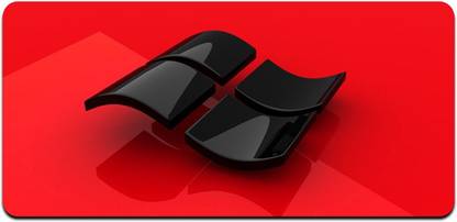 Ryca Window Logo Wallpaper 3D Design High Resolution Desk Pad With Non-Slip Base For Gaming||PC||Laptop||Keyboard Mousepad
