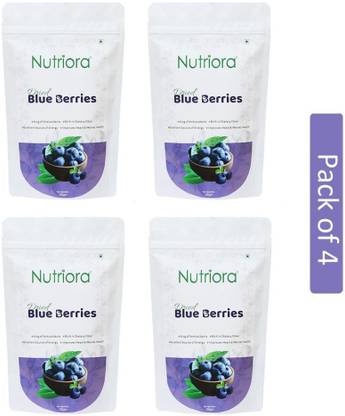 Nutriora Whole Dried Blueberries, Fresh Dry Fruits, Antioxidants Rich Blue Berry Fruit Blueberry