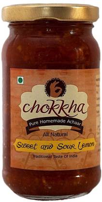 chokkha Chokka Sweet sour lemon 200gm Lemon, Red Chilli Pickle