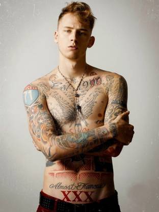 Machine Gun Kelly Posters, Music Posters, hip hop rap posters, MGK Poster, Tickets to my downfall poster, Mgk guitar poster.12x18 Fine Art Print