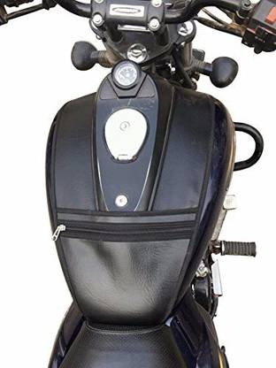 Sahara Seats Bajaj Avenger 150/180/220/ All Avenger Models Plain Tank Cover Tank Bag (Black Strap Bajaj Avenger 220 DTS-i Bike Tank Cover