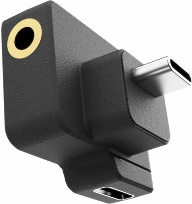 iEDS CYNOVA Osmo Action Dual 3.5mm/USB-C Mic Adapter- Made for DJI Osmo Action 3.5 mm Jack & USB C