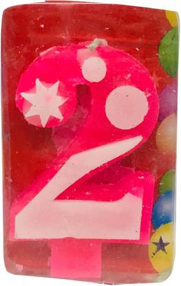 N C H TWO NUMBER SHAPE CANDLE BIRTHDAY PARTY CANDLE Candle