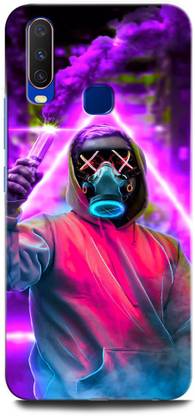 GRAFIQE Back Cover for Vivo Y11 1906/PD1930CF_EX SMOKER, MASK MAN, HACKER