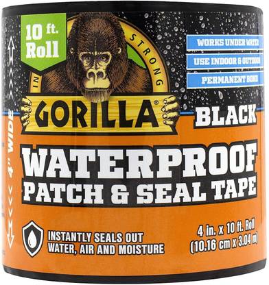GORILLA Waterproof Patch & Seal Tape 4" x 10' 307.34 cm Tear Tape