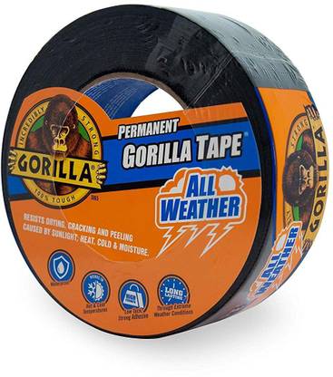 GORILLA All Weather Outdoor Waterproof Duct Tape, UV and Temperature Resistant, 1.88" x 25 yd,Limited Edition 2286 cm Tear Tape