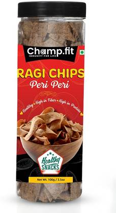 Champ.fit Ragi Chips Peri Peri Chips