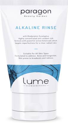 Lume Alkaline Rinse Microencapsulate Facewash 60 gram, Formulated to address acne and congestion, skin prone to breakouts & redness Face Wash