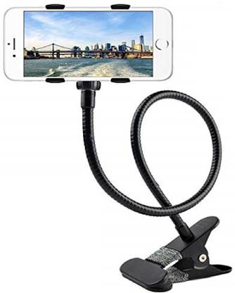 AZACUS Metal- Lazy Cell Phone Holder, Mobile Phone Stand, Lazy Bracket, Flexible Long Arms Clip Mount Mobile Holder Mobile Stand Holder Metal Cell Phone Stand Perfect for Video Table Online Class Flexible Movie Office Desktop Foldable Lazy Clip Multi Angle Clamp for All Smartphones Online Studies Mobile Holder