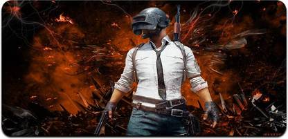 Ryca Pubg Live Wallpaper 3D Design High Resolution Desk Pad With Non-Slip Base For Gaming||PC||Laptop||Keyboard Non Slip Base Mousepad