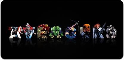 Ryca Marvel Desktop Background Wallpaper 3D Design High Resolution Desk Pad With Non-Slip Base For Gaming||PC||Laptop||Keyboard Mousepad