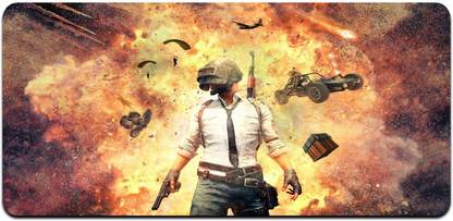 Ryca Pubg Playerunknown Battleground Wallpaper 3D Design High Resolution Desk Pad With Non-Slip Base For Gaming||PC||Laptop||Keyboard Non Slip Base Mousepad