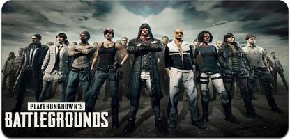 Ryca Pubg- Types of Player of Battleground Wallpaper 3D Design High Resolution Desk Pad With Non-Slip Base For Gaming||PC||Laptop||Keyboard Mousepad