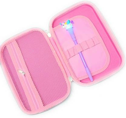 Tera13 hard top feather Art Plastic Pencil Box