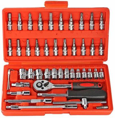 EYESEEK Sockets & Socket Set Car Repair Tool Ratchet Wrench Combo Tools Kit Socket Set
