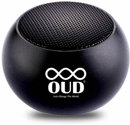 OUD mini Bluetooth Speaker Wireless Speaker USB Rechargeable Portable Mini Metal Aluminum Alloy Portable Bluetooth Speaker with Mic | Sweat Proof clear sound 5 W Bluetooth Speaker