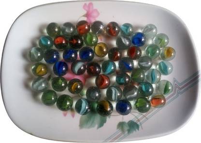 Brighty 25 pcs very large marbles for playing Regular Round Marble Pebbles