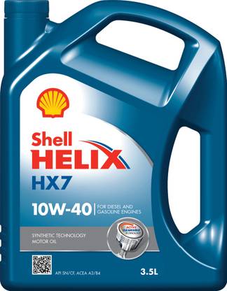 Shell Helix HX7 HX7 10W-40 API SN Synthetic Blend Engine Oil