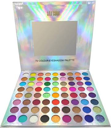 S.F.R 72 Colour Pressed Pigment Palette ( Glitter,Shimmer,Matte) 69.5 g