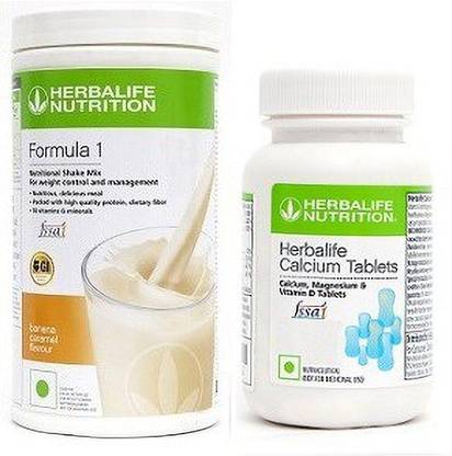 Herbalife Nutrition FORMULA 1 BANANA + CALCIUM TABLETS Combo