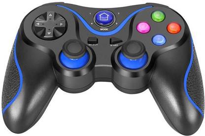 DWH V8 Wireless Bluetooth gamepad controller for ,Android, PC,PS3,Android TV with Wireless Receiver+Bracket Joystick (Black, For PC)  Joystick